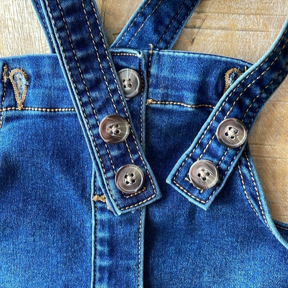 Wonder Nation girls denim jumper 4t - Picture 3 of 5